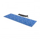 Yoga mat met print blauw en tas